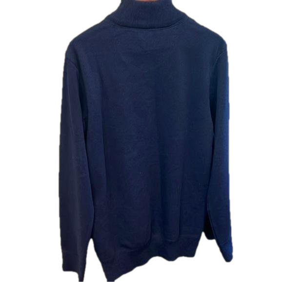 Robert Graham  1/4 zip XL long sleeve knit pullover cotton/poly blend sweater - Picture 3 of 9